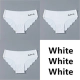 Seamless Underwear Silk Women's Plain Color Panties Lady Invisible Underpants Girls Briefs Smooth Panty Sexy