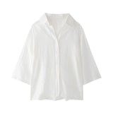 Fongt Women's Trousers Series Loose Shirt 2025 New Dessert Summer Fashion Set