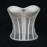 Fongt Single-Yarn Three-Dimensional Tector-Bo Corset Corset Corset Wedding Dress Bottom Perspective Cool Can Stand Up Corset
