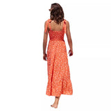 Fongt High-End 2025 Spring And Summer Women's New Sexy Print Slinged Dopamine Wearing Dress Women