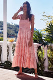Fongt High-End 2025 Spring And Summer Women's New Sexy Print Slinged Dopamine Wearing Dress Women