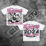 T-Shirt Oversized Y2K Blouse Korean Gothic T-Shirt Couple Retro New Sweatshirt-Outfit
