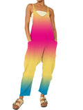 Summer New Fashion Leisure Loose Printed Jumpsuit-Outfit