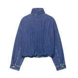 Fongt Feng 2025 New Fashion Temperament Women's Denim Jacket 1300070