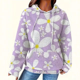 Fongt And Winter New Hoodie Small Square Digital Printing Casual Hoodie