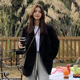 Fongt Suit Jacket Female 2024 Spring And Autumn New Korean Version Loose Design Sense Casual Temperament Suit Jacket-Outfit