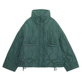 Fongt New Casual Loose-Fitting Lingidical Collar Long-Sleeved Cotton Jacket 2969270