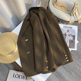 Fongt 2025 New Grey High-End British Style Suitcase Lady French Style Fashion Small Suit