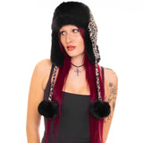 Fongt Autumn And Winter Costume Crucifix Hot Hat Cute Warm Lightning Hat Y2K Subculture