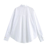 Fongt New Button-Down Clip Loose-Fitting Shirt 2238534