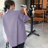 Fongt Gray Blazer Women's Autumn Small Man 2025 New Korean Version Of High-End Fried Street Casual Plus-Size Suit