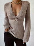 Fongt And Winter Jacket Women's Sweater Explosion Of The Girl's Knitted Shirt Solid Color Bottom Top
