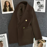 Fongt Fried Street Small Suit Jacket Female 2023 Spring And Autumn New Korean Version Web Celebrity Temperament Small Casual Suit-Outfit