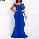 Mermaid Evening Party Dress African Dresses for Women Fashion Long Maxi Africa Dress African Clothes Robe Africaine Femme
