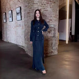 Fongt 2025 New T-Shirt With Elegant Half-Body Dress Set
