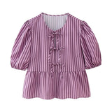 Fongt 2025 New Women's Leopard Print Short-Sleeved Shirt