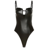 Fongt Spring Fashion Trend Women's New Slings To Fit The Back PU Leather With A Dressing