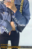 Women Spring Simple All-match Pockets Korean Style Fashion Leisure Casual Comfortable Elegant Long Sleeve Students