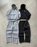 Fongt New Popular S Embroidery Printing Series For Teen Couples Casual Broad Legged Pants