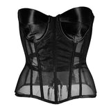 Fongt Cup Early Spring Perspective Mesh Yarn Slime Corset Lady Sexy Underwear