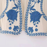 Fongt 2025 New Women's Clothing Embroidered Tard Vest