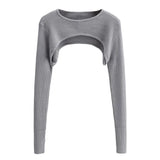 Fongt Sexy Trend In Net Red Super Short Repair Jacket Hoodie Carefully Machine Personality Outside The Top Woman