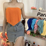Square Towel Small Sling Summer New Waistcoat Woman Wears A Solid Color Bottom Turban Top Inside And