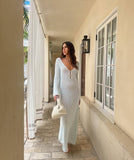 Fongt Beach Dress Sexy Knitted Beach Bikini Shirts