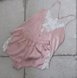 Pajamas Set Lace Trim