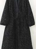 New Hollowed-Out Embroidery Loose Version Cotton Dress 4786246-Outfit