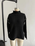 Fongt New Color Splicing Wiring Design Casual Knitting Shirt Simple Light Short Thin Breathable Fashion