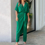 Fongt New Fashion Women's Wear V Collar Temperament Long Sleeve Fashion Casual Suit
