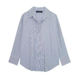 Fongt 2025 Women's Silk Shirt Loose Spring Casual Street Fashion