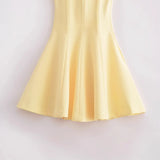 Fongt New Wave Swing Hanging Neck Dress 2858777