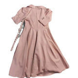 Fongt 2023 New Women's Jacket Lapel Pleated Belt Temperament Commuter