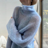 Fongt Holiday Skirt Knitted Hollow Ass Draw Rope Sexy Perspective Beach Skirt