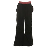 Fongt Women's 2025 Summer New Jennie With The Same Hottie Printed Vest High-Waisted Straight Casual Pants