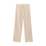 Fongt New Lining Button-Button Vest 8010600 Open Straight Trousers 8011600
