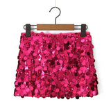 2023 New Women's Sequin Hip Skirt Mini Skirt Y3-8185-Outfit