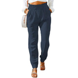 Spring Ruffled Elastic Waist Belt High-waisted