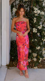 Fongt Spring And Summer New Temperament Of The Famous And Elegant Densate Face-Witted Dress Print