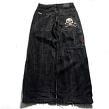 E-Commerce Street Clothing Jeans Y2K Pants Hip-Hop Embroidered Jeans Loose Jeans Harajuku-Outfit