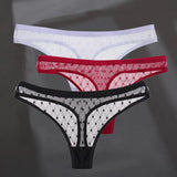 Sexy Perspective G-String Women's Panties Woman Thong Low-waist Underpants Hollow Out T-back Female Underwear