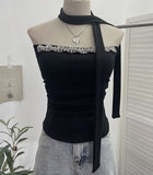 Real Shooting Around The Neck Fluttering Heavy Industry Nail Drill Chest Sleeveless Top With Chest Pad Short Cash Folding Vest