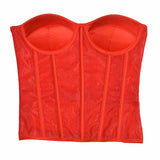 Fongt Net Red Cup Bosom Corset Corset Corset Wedding Dress Bottom Perspective Cool After Tied Corset Steel Bone