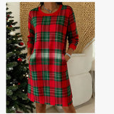 Fongt New 2025 National Style Fashion Casual Abstract Pattern Collar Dress