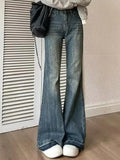 Vintage High Rise Flare Jeans-Outfit