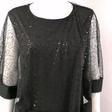 Dress Ebay Popular Style Sequins Stitching High Waist Fake Two Long Dresses-Outfit