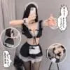 Tiffin Lingerie Autumn New Sexy Mesh Yarn Perspective Lace Hot Pure Teasing Slings Aja Syringe