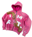 Fongt Shi Loose TAM ART Niche Shirt Wearing Handsome Short Hooded Top